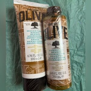 Pure Greek olive shampoo & conditioner
